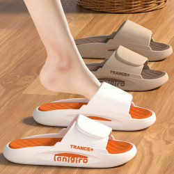 運動拖鞋男士夏季外穿厚底踩屎感家居浴室防滑防臭情侶戶外涼拖鞋