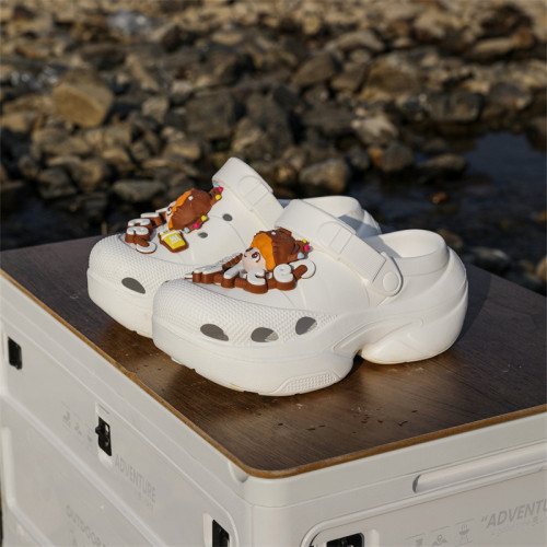 洞洞鞋女夏季外穿增高百搭包頭拖EVA戶外防滑耐磨涼拖鞋 洞洞鞋女夏季外穿增高百搭包頭拖EVA戶外防滑耐磨涼拖鞋