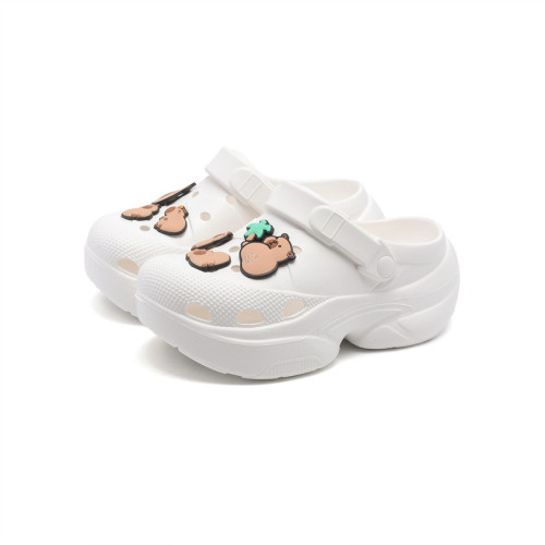 洞洞鞋女士夏季外穿增高百搭包頭拖 EVA居家防滑耐磨踩屎感涼拖鞋 洞洞鞋女士夏季外穿增高百搭包頭拖 EVA居家防滑耐磨踩屎感涼拖鞋