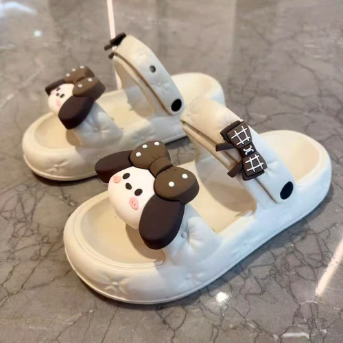 2025新款卡通可愛涼拖鞋女款防滑戶外穿涼鞋厚底EVA