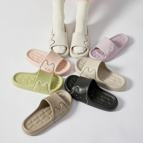 eva拖鞋女新款踩屎感卡通小貓室內家居軟底按摩家用涼拖鞋男