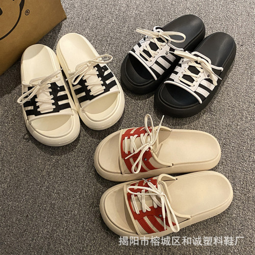 網紅EVA厚底一字拖鞋女外穿2024夏季新款韓版百搭時尚沙灘涼拖鞋 網紅EVA厚底一字拖鞋女外穿2024夏季新款韓版百搭時尚沙灘涼拖鞋