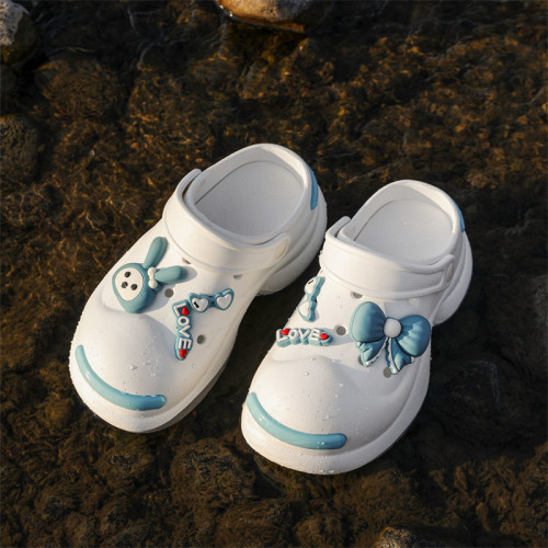 時尚個性厚底洞洞鞋女高顔值外穿花園鞋高跟包頭涼鞋 時尚個性厚底洞洞鞋女高顔值外穿花園鞋高跟包頭涼鞋