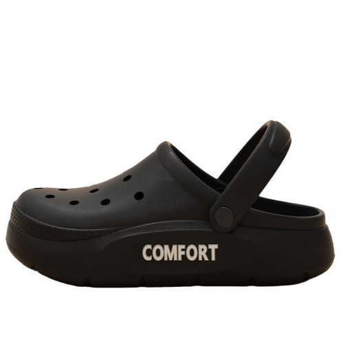 男士洞洞鞋夏季外穿踩屎感2024新款沙灘厚底防滑包頭兩穿涼拖鞋女 男士洞洞鞋夏季外穿踩屎感2024新款沙灘厚底防滑包頭兩穿涼拖鞋女