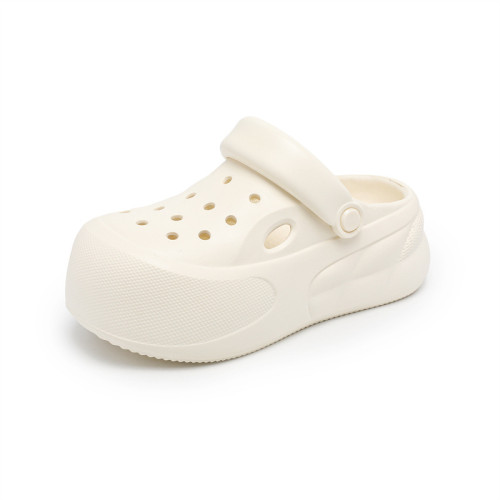 洞洞鞋女外穿夏季沙灘不臭腳包頭拖 EVA百搭耐磨防滑高級感涼拖鞋 洞洞鞋女外穿夏季沙灘不臭腳包頭拖 EVA百搭耐磨防滑高級感涼拖鞋