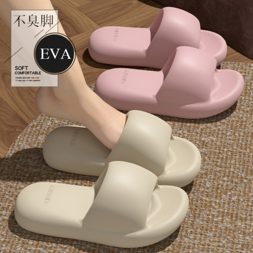 厚底涼拖鞋女款2025夏季新款室內家居防滑耐磨EVA家用涼拖鞋男士