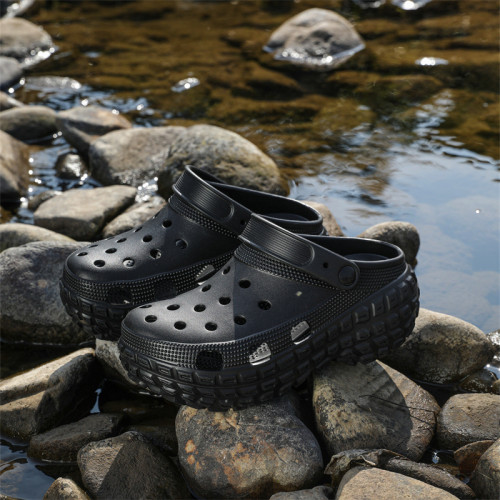 2025新款超厚底輪胎洞洞鞋女增高運動外穿耐磨踩屎感包頭涼鞋戶外 2025新款超厚底輪胎洞洞鞋女增高運動外穿耐磨踩屎感包頭涼鞋戶外