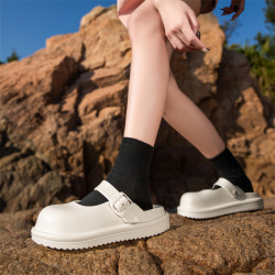 包頭半拖鞋女夏季外穿2025年新款半托單鞋女英倫風鞋拖女