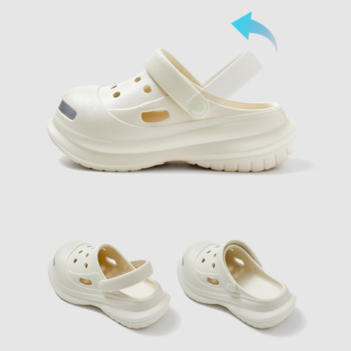 洞洞鞋女款夏季外穿2025新款女海邊沙灘防滑包頭半涼拖鞋女士 洞洞鞋女款夏季外穿2025新款女海邊沙灘防滑包頭半涼拖鞋女士