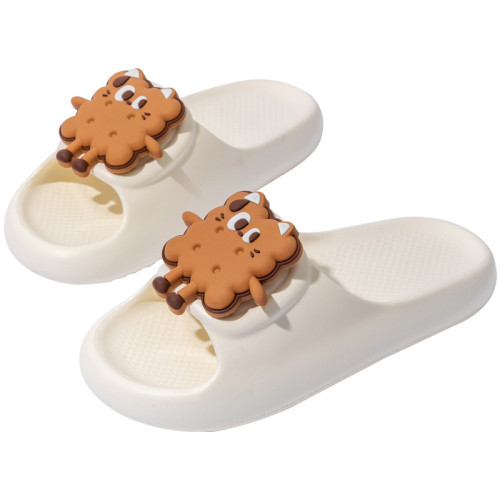 踩屎感拖鞋女士夏季2025新款家居室內厚底防滑eva卡通涼拖鞋外穿