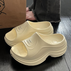 厚底增高拖鞋女士夏季2025新款室內家居防滑踩屎感eva涼鞋女外穿