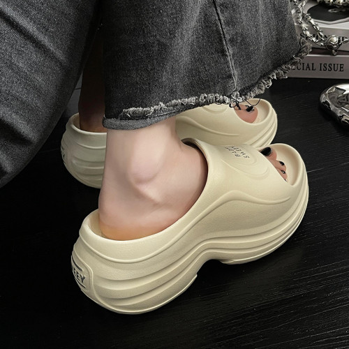 厚底增高拖鞋女士夏季2025新款室內家居防滑踩屎感eva涼鞋女外穿