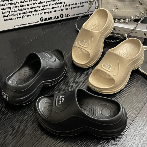 厚底增高拖鞋女士夏季2025新款室內家居防滑踩屎感eva涼鞋女外穿