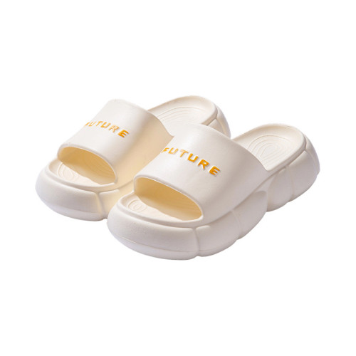 踩屎感拖鞋女夏季室內家居洗澡防滑EVA不臭腳外穿增高厚底涼拖鞋