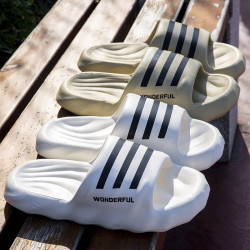 新款厚底男女同款EVA涼拖鞋夏季戶外穿時尚防滑防臭運動沙灘拖鞋