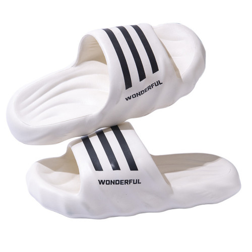 新款厚底男女同款EVA涼拖鞋夏季戶外穿時尚防滑防臭運動沙灘拖鞋