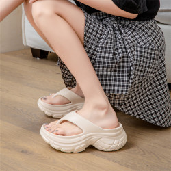 小個子網紅增高6cm人字拖女厚底夏季新款居家防滑時尚百搭休閒