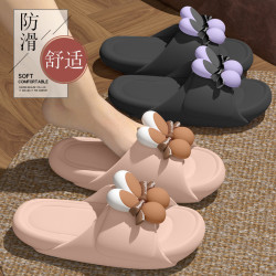拖鞋女2025夏季新款室內家居厚底防滑外穿踩屎感eva涼拖女款外穿