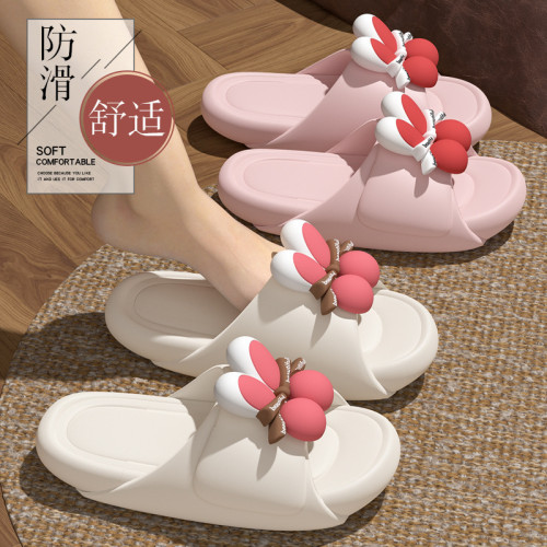 拖鞋女2025夏季新款室內家居厚底防滑外穿踩屎感eva涼拖女款外穿