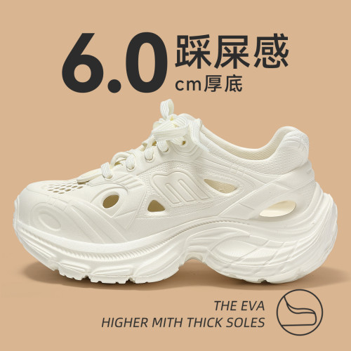 洞洞鞋女居家防滑家用厚底踩屎感夏季外穿沙灘鞋透氣涼拖鞋女 洞洞鞋女居家防滑家用厚底踩屎感夏季外穿沙灘鞋透氣涼拖鞋女