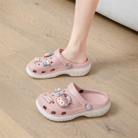 2026男女新款踩屎感夏季洞洞鞋外穿學生防滑軟底學生包頭涼拖鞋