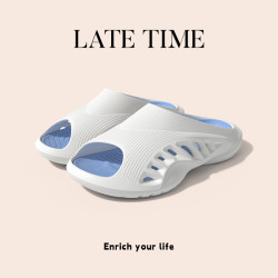 潮流拼色拖鞋EVA夏外穿運動厚底防滑室內居家洗澡涼拖鞋男女同款