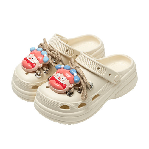 踩屎感洞洞鞋女外穿夏季2025新款防滑厚底防滑增高護士沙灘涼鞋 踩屎感洞洞鞋女外穿夏季2025新款防滑厚底防滑增高護士沙灘涼鞋