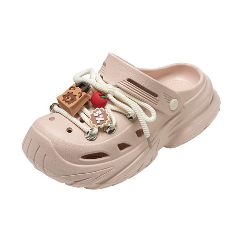 高跟洞洞鞋女夏季厚底外穿防滑EVA時尚涼拖鞋女2025新款ins潮 高跟洞洞鞋女夏季厚底外穿防滑EVA時尚涼拖鞋女2025新款ins潮