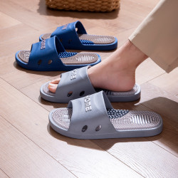 按摩拖鞋男士夏季2025新款家居室內防滑浴室洗澡足底穴位涼拖鞋男