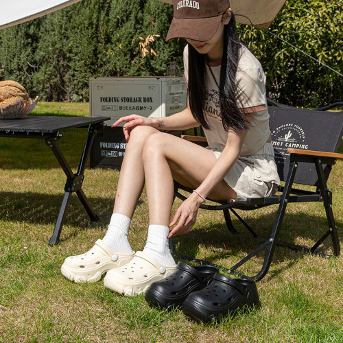 厚底洞洞鞋女夏季外穿增高2025新款沙灘戶外防滑防臭包頭涼拖鞋女 厚底洞洞鞋女夏季外穿增高2025新款沙灘戶外防滑防臭包頭涼拖鞋女