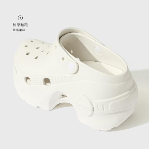 9.0cm洞洞鞋女士厚底顯高夏季外穿2025新款eva防滑透氣沙灘涼拖鞋 9.0cm洞洞鞋女士厚底顯高夏季外穿2025新款eva防滑透氣沙灘涼拖鞋