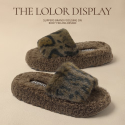 毛毛絨拖鞋女款夏季室內家居家用防滑軟底外穿新款拖鞋女