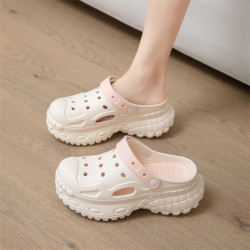 洞洞鞋女士外穿防滑女涼鞋女涼拖鞋女沙灘鞋女包頭拖女EVA拖鞋