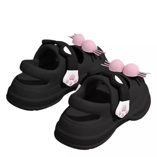 踩屎感拖鞋女夏季外穿2025新款室內家居浴室防滑厚底涼拖鞋女士