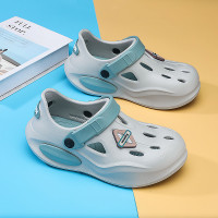 兒童洞洞鞋夏季小孩室內男童女童寶寶家居防滑軟底新款沙灘涼拖鞋