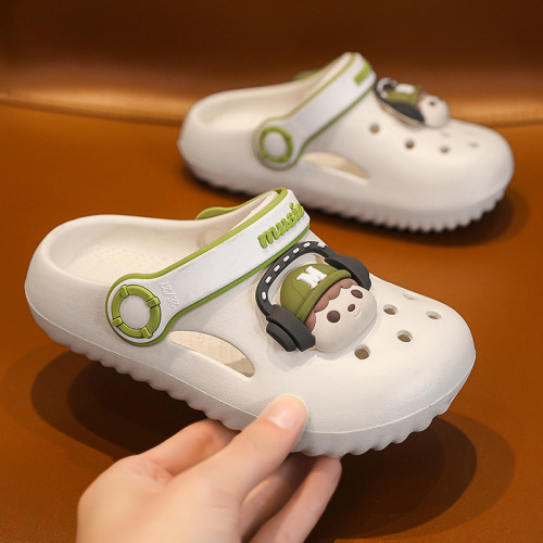 兒童洞洞鞋男童卡通室內兩穿女寶寶包頭EVA可愛包頭輕底居家涼拖 兒童洞洞鞋男童卡通室內兩穿女寶寶包頭EVA可愛包頭輕底居家涼拖