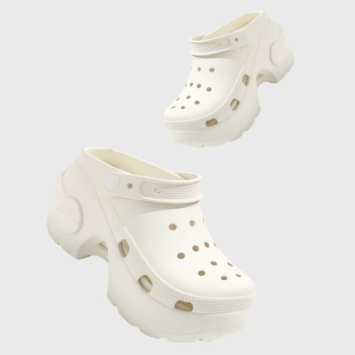 厚底洞洞鞋女款夏季家居室內家用踩屎感女士外穿沙灘eva涼鞋