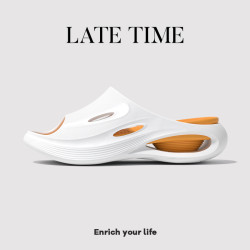 潮流氣墊增高運動拖鞋男士夏季防滑雙色EVA厚底情侶涼拖鞋女外穿