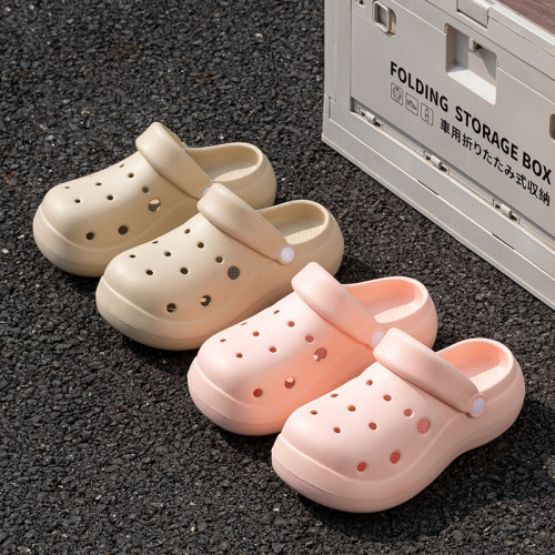 eva洞洞鞋女夏季新款家居厚底增高防滑拖鞋防臭外穿戶外沙灘鞋男 eva洞洞鞋女夏季新款家居厚底增高防滑拖鞋防臭外穿戶外沙灘鞋男