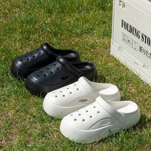 洞洞鞋女士夏季外穿2025新款厚底eva包頭涼鞋防滑防臭沙灘拖鞋女 洞洞鞋女士夏季外穿2025新款厚底eva包頭涼鞋防滑防臭沙灘拖鞋女