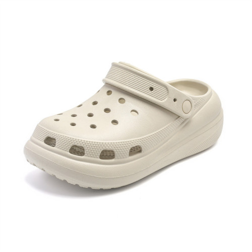 網紅同款泡芙洞洞鞋女夏季厚底外穿EVA軟底情侶沙灘踩屎感涼拖鞋 網紅同款泡芙洞洞鞋女夏季厚底外穿EVA軟底情侶沙灘踩屎感涼拖鞋