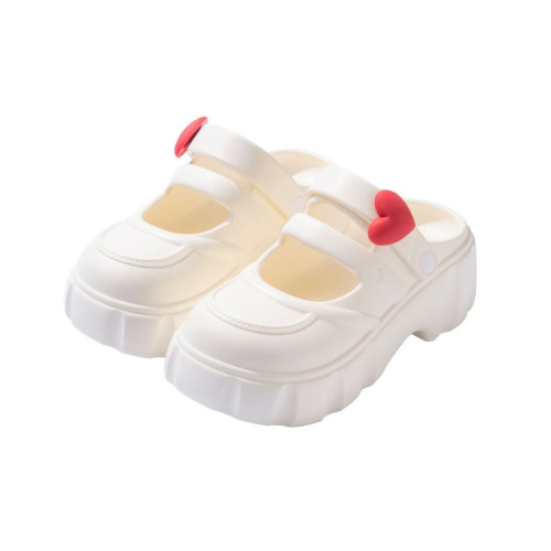 瑪麗珍拖鞋女夏季外穿ins厚底增高可愛少女心防滑兩穿包頭女涼拖