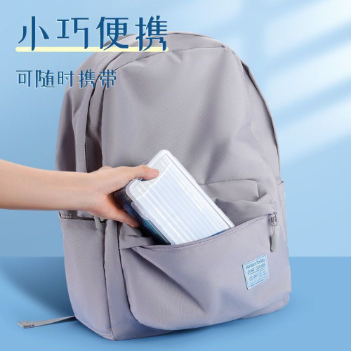 鉛筆收納盒大容量透明文具收納盒筆筒裝彩鉛兒童蠟筆繪畫素橡皮袋 鉛筆收納盒大容量透明文具收納盒筆筒裝彩鉛兒童蠟筆繪畫素橡皮袋