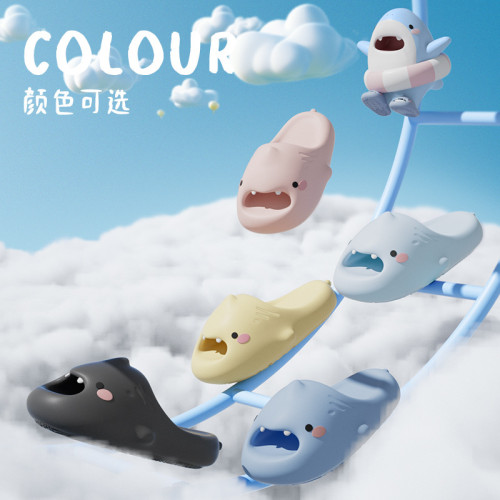 爆款2025夏季新款小萌鯊魚兒童拖鞋夏季室內男童女童寶寶涼拖