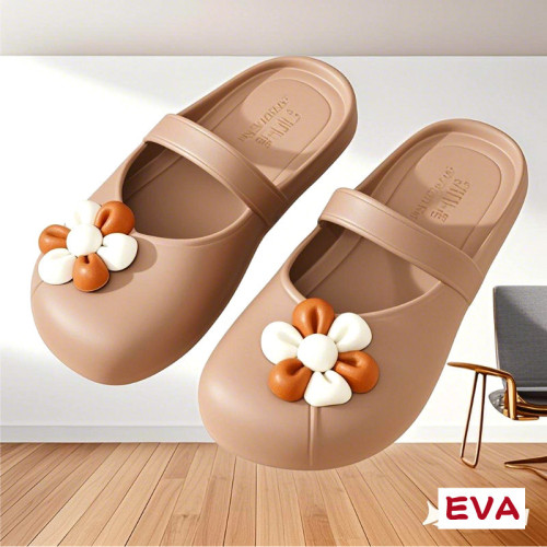 2025新款女士半拖涼鞋辦公日常時尚休閒EVA輕盈不累腳春夏涼拖鞋