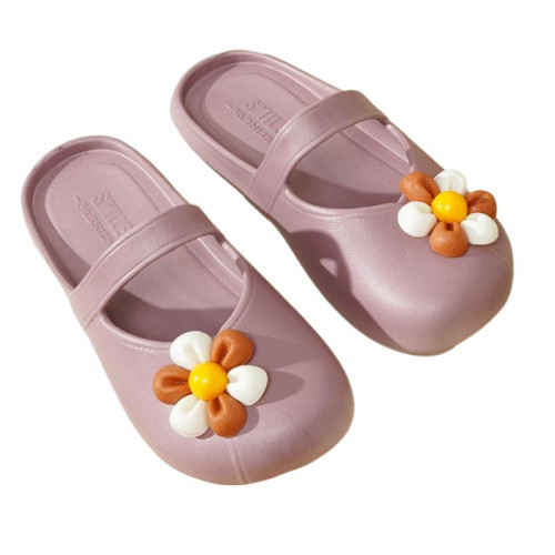 2025新款女士半拖涼鞋辦公日常時尚休閒EVA輕盈不累腳春夏涼拖鞋