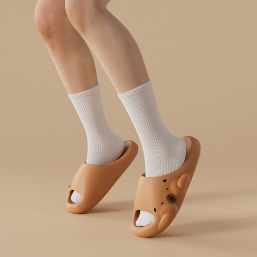 卡通可愛卡皮巴拉拖鞋女夏季2025新款室內居家防滑男士涼拖鞋爆款