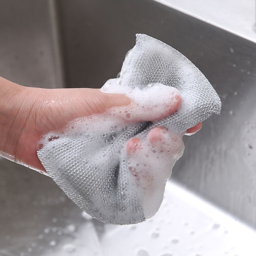 洗碗布海綿擦家用雙面不沾油廚房加厚百潔布鋼絲棉刷碗魔力擦 洗碗布海綿擦家用雙面不沾油廚房加厚百潔布鋼絲棉刷碗魔力擦