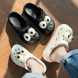 洞洞鞋女夏季外穿2025新款厚底eva涼鞋防滑防臭沙灘孕婦拖鞋女款