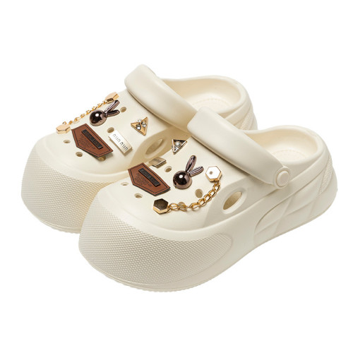 eva洞洞鞋ins夏2025新款厚底防滑防臭情侶踩屎感拖鞋女夏季外穿 eva洞洞鞋ins夏2025新款厚底防滑防臭情侶踩屎感拖鞋女夏季外穿